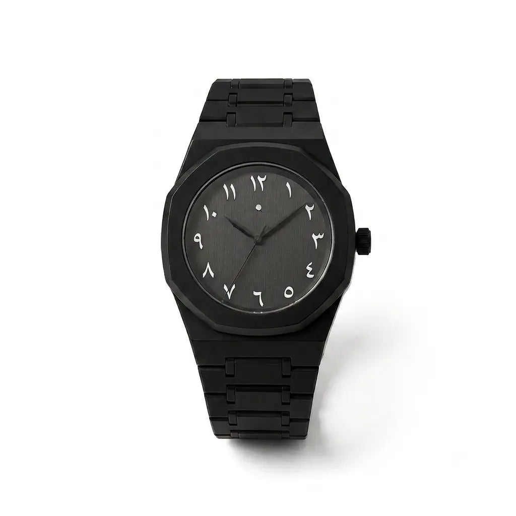 Black Arabic Aura Watch
