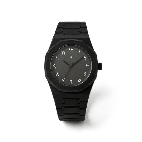 Black Arabic Aura Watch