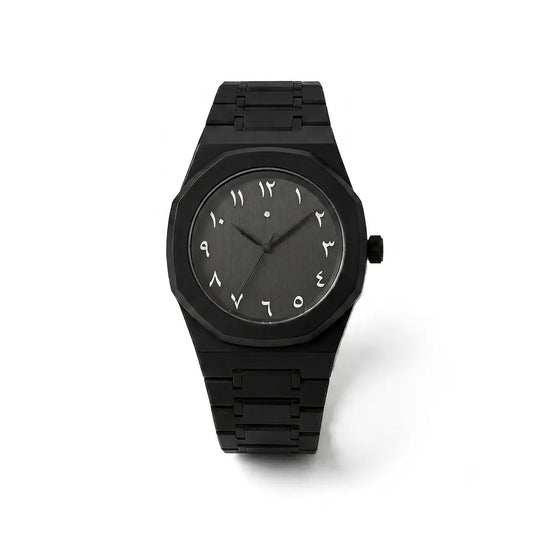 Black Arabic Aura Watch
