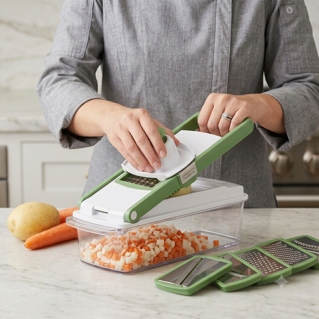 5-in-1 Premium Vegetable Cutter & Chopper